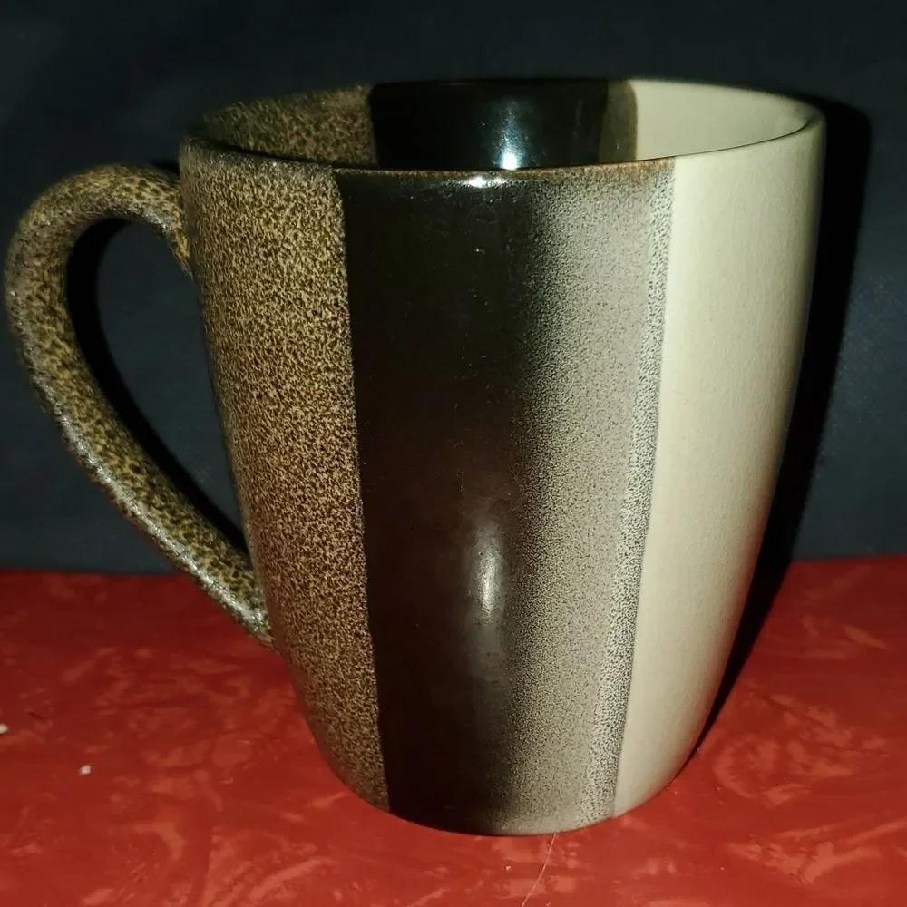 Sango 4828 Tri Black Cup Mug 12 oz
